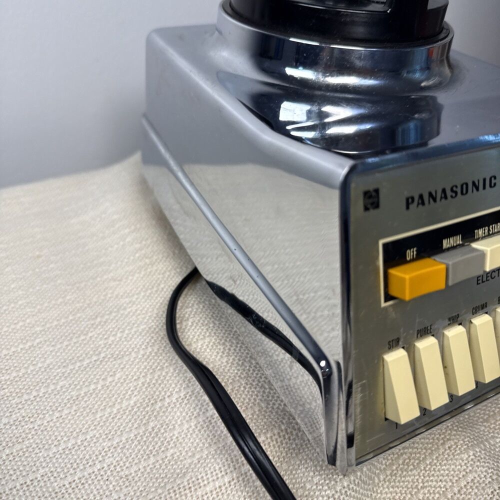 Panasonic Blender Custom Deluxe Solid State Control With Timer Works - Picture 8 of 12